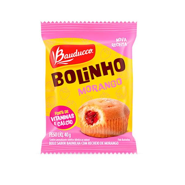 Imagem de Bolinho Recheado com Sabor Morango 40Gr - Bauducco