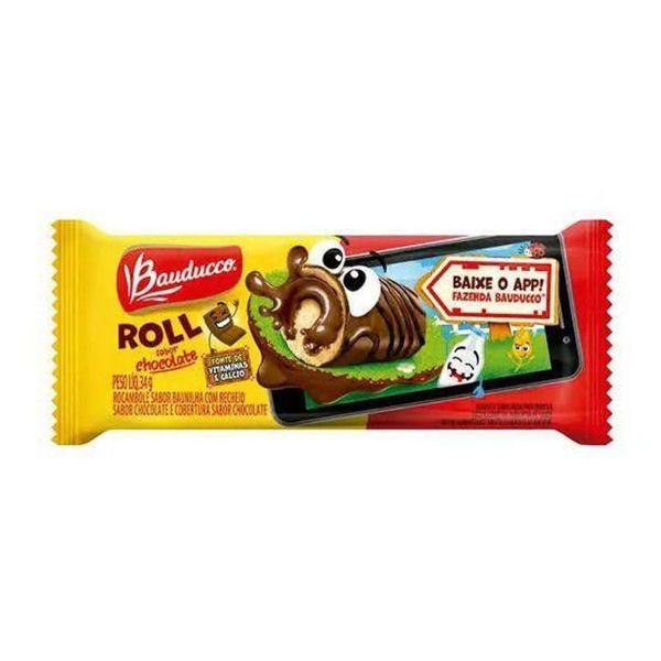 Imagem de Bolinho Rocambole Roll Chocolate C/15 Un 34g - Bauducco