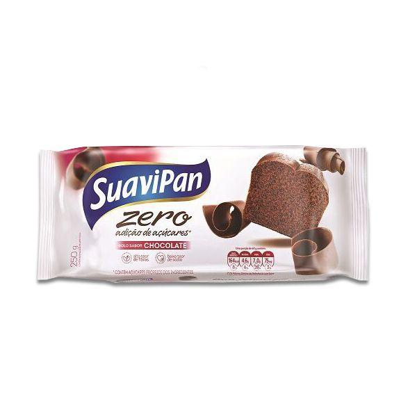 Bolo Chocolate Zero Açúcar Suavipan 250g Imagem de Bolo Chocolate Zero Açúcar Suavipan 250g