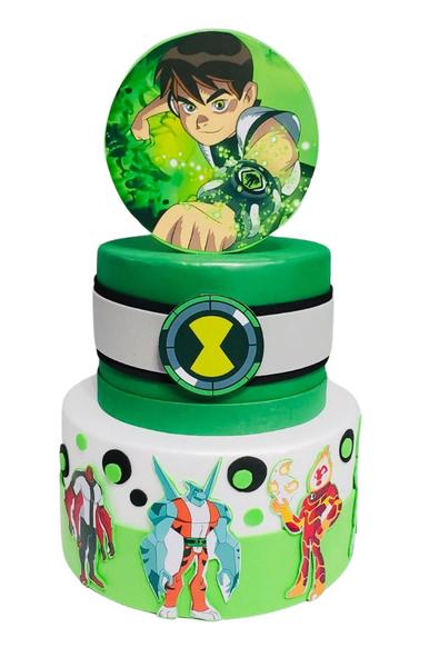 Bolo Fake Ben 10 - Catavento Festa dos Sonhos Imagem de Bolo Fake Ben 10