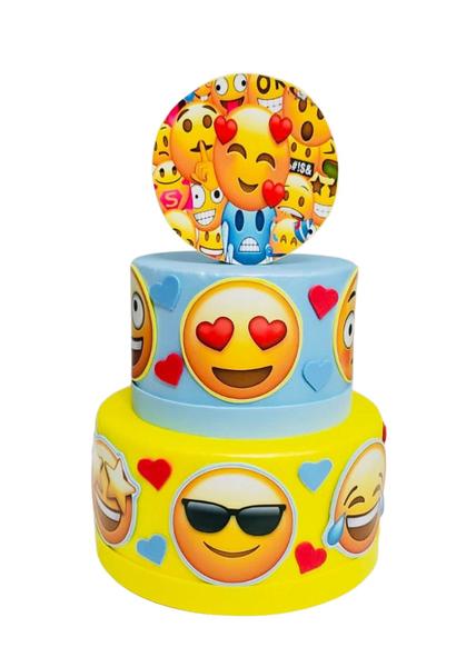 Bolo Fake Emojis - Catavento Imagem de Bolo Fake Emojis