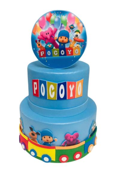 Imagem de Bolo Fake Pocoyo