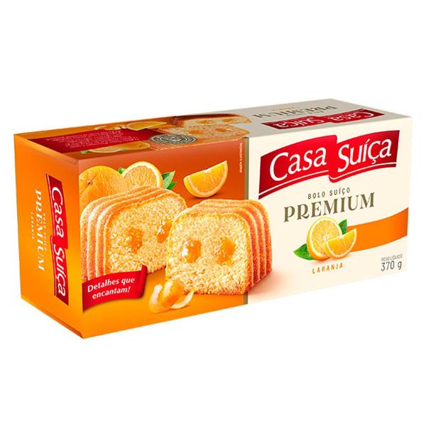 Bolo Premium Laranja Casa Suíça 370g Imagem de Bolo Premium Laranja Casa Suíça 370g