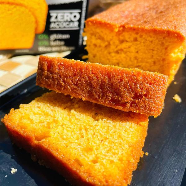 Bolo Sem Glúten, Sem Açúcar, Sem Leite de Fubá Belive 290g Imagem de Bolo Sem Glúten, Sem Açúcar, Sem Leite de Fubá Belive 290g