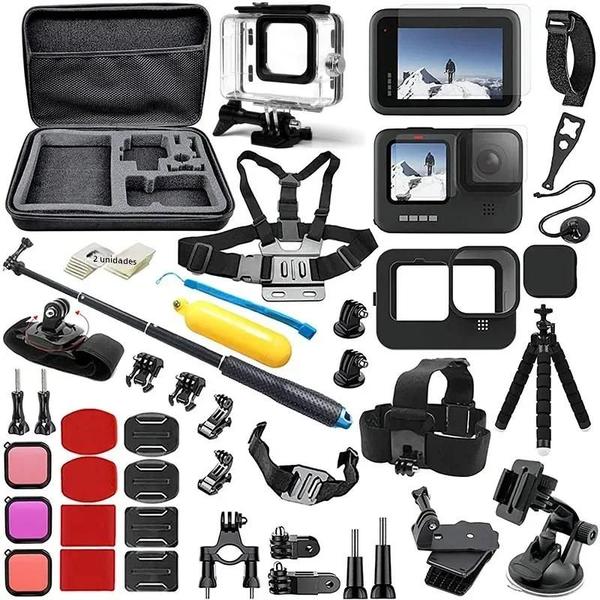 Imagem de Bolsa à Prova d'Água e Kit de Acessórios para GoPro Hero 12/11/10/9 com Tripé