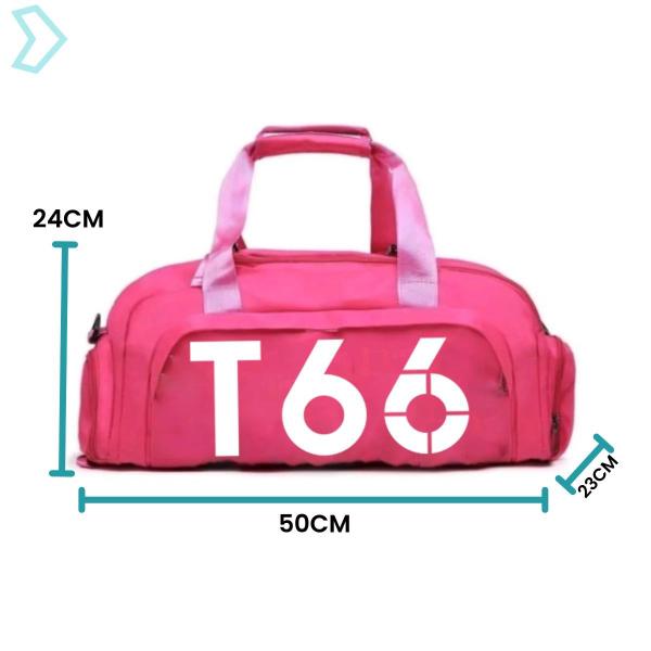 Imagem de Bolsa Academia Esportiva Mala Viagem Mochila Transversal Fitness Treino Feminina Masculina Unissex