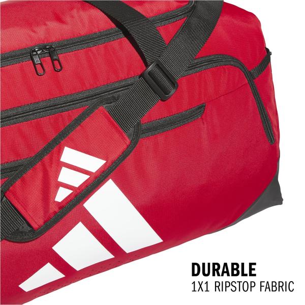 Bolsa adidas Defender 5.0 Duffel Travel Gym Sports 100L vermelha
