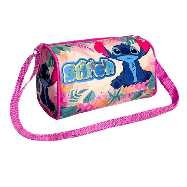 Imagem de Bolsa Alça Transversal Infantil Menina Lillo Stitch Reforçada Necessaire Carteira Juvenil Maleta Peluciada Mochila Mochilinha Viagem Escolar