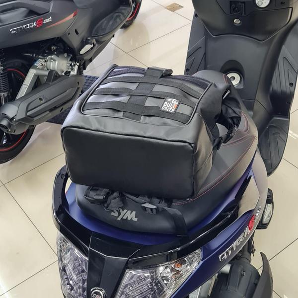 Imagem de Bolsa Alforge Mala De Banco Traseiro E Lateral Moto Luxo