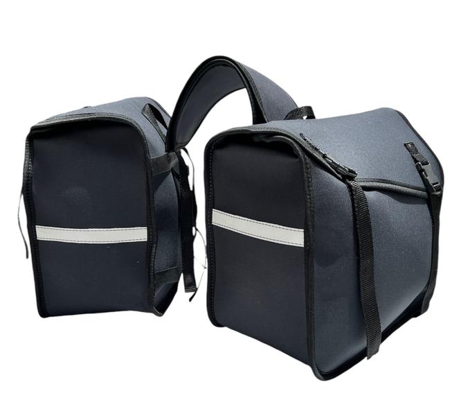 Imagem de Bolsa Alforge Moto Titan Universal Nylon Forrado Eva 3mm