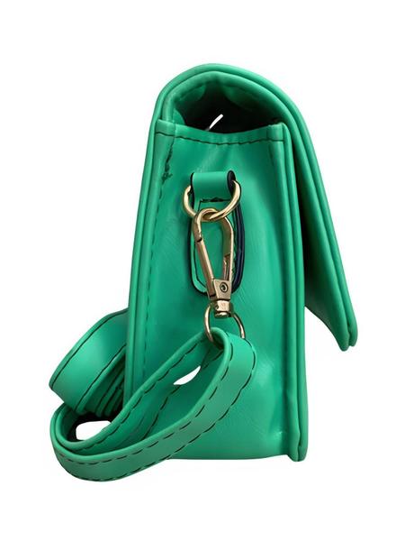 Imagem de Bolsa Anna Feminina Transversal Pequena Verde Bc9895