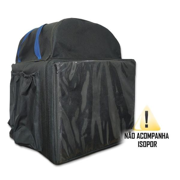 Imagem de Bolsa Bag Mochila Para Entregador Motoboy Sem Isopor 45 L