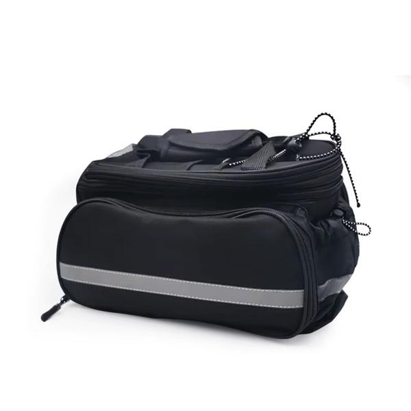 Imagem de Bolsa Bagageiro Preto Ciclismo Bike Bicicleta 10-20L