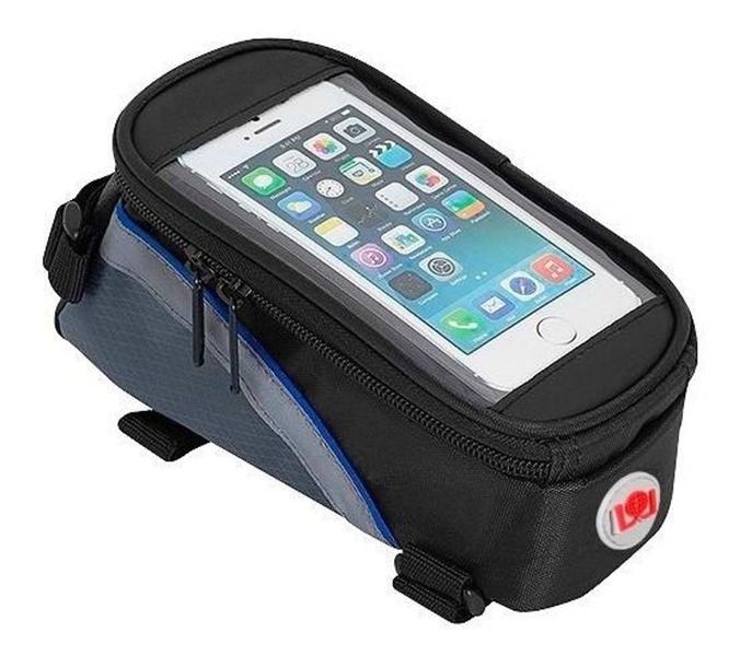 Imagem de Bolsa Bike Guidão Porta Celular Smartphones Objetos