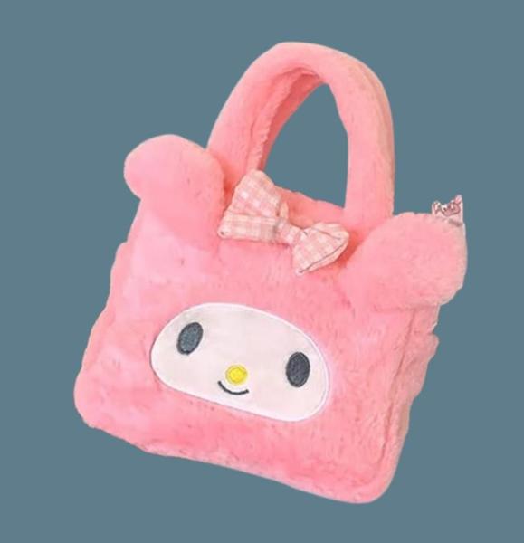 Imagem de Bolsa Bolsinha Infantil Meninas Pochete Mochila Cor De Rosa