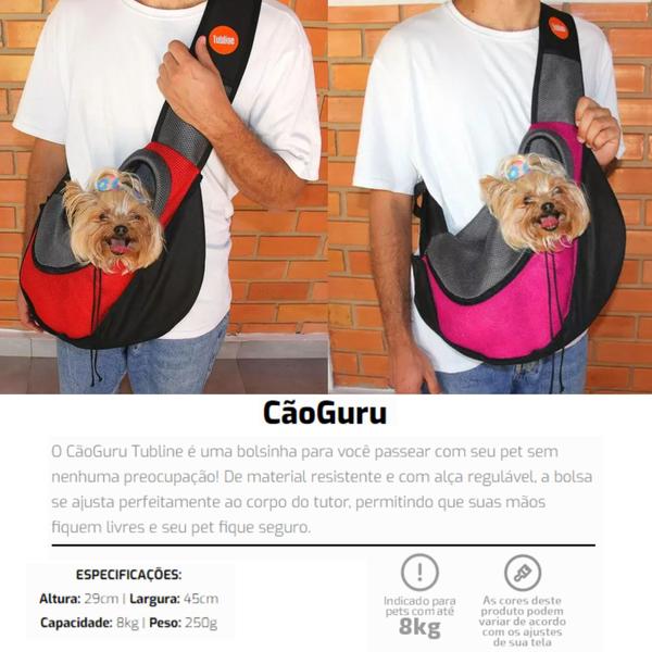 Imagem de Bolsa Cãoguru Tubline