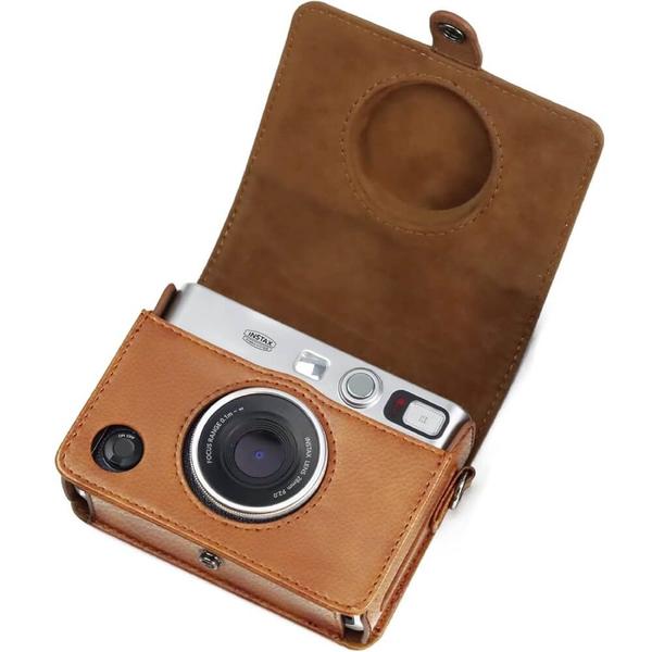 Imagem de Bolsa Capa Case em Material PU para Câmera Instax Mini Evo