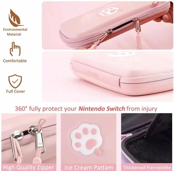 Imagem de Bolsa Capa Case Transporte Proteção Compativel com Nintendo Switch ou Nintendo Switch Oled