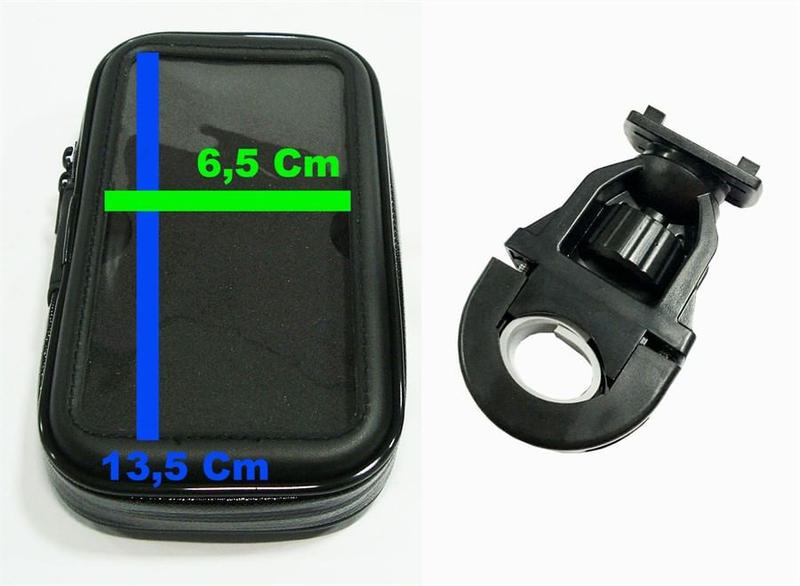 Imagem de Bolsa Capa Suporte Gps Celular Moto 5 polegadas