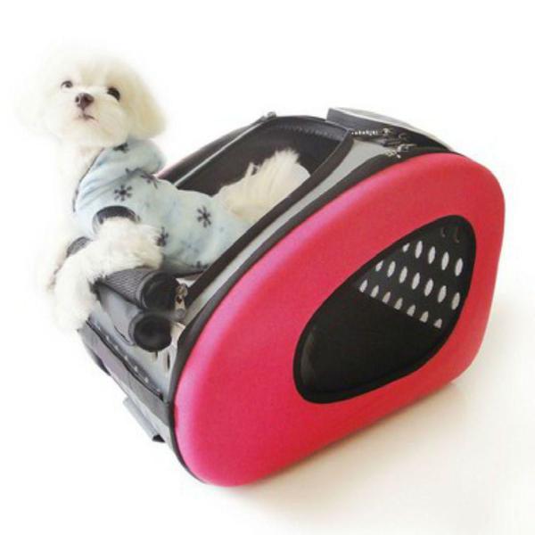 Imagem de Bolsa Carrinho Transporte Dog Bag Passeio Pets GT400-R - Lorben