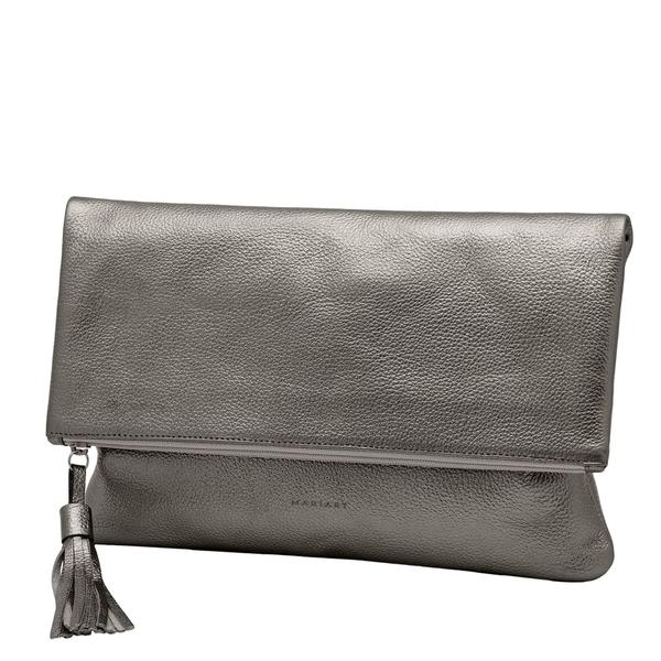 Imagem de Bolsa Carteira Clutch Feminina Couro Bovino Mariart Hibisco