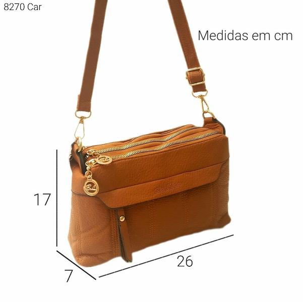 Imagem de Bolsa Carteira Feminina Transversal Porta Celular com Divisões 8270