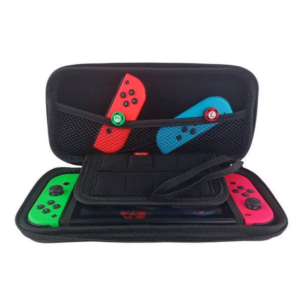 Imagem de Bolsa Case Estojo Resistente para transporte compatível com Nintendo Switch preto