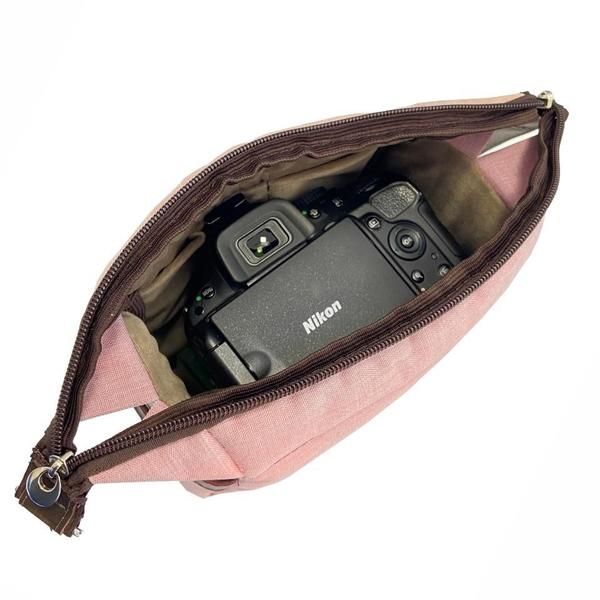 Imagem de Bolsa Case para Câmera Instax Mini 9 e Mini 11 + 20 Fotos Rosa