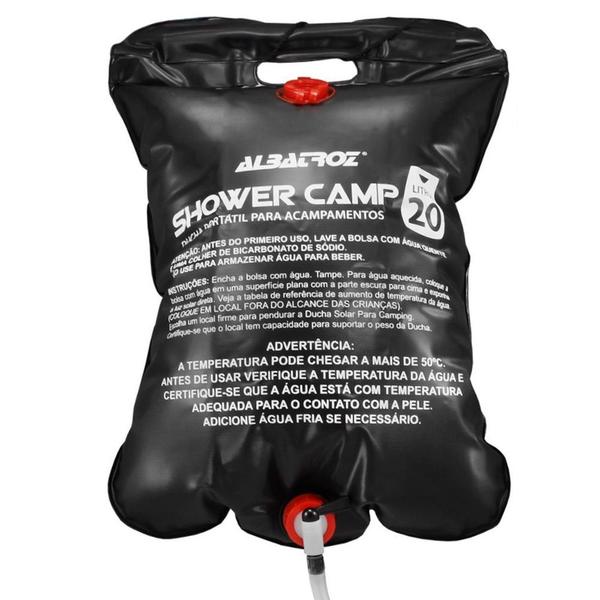 Imagem de Bolsa Chuveiro Portátil Shower Camp 20 Litros - Albatroz