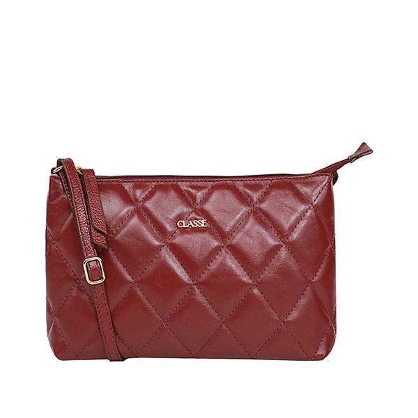 Imagem de Bolsa Classe Feminina De Couro Croosbody 3151-2 Ruby