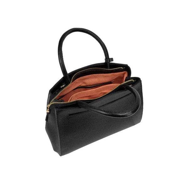 Imagem de Bolsa Classe Feminina De Couro Tote 3188 Preto