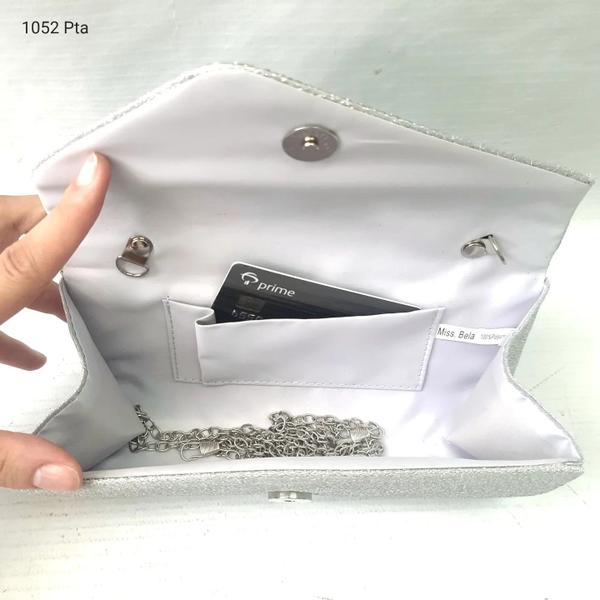 Imagem de Bolsa Clutch Festa / Casamento / Balada Strass Porta Celular 1052