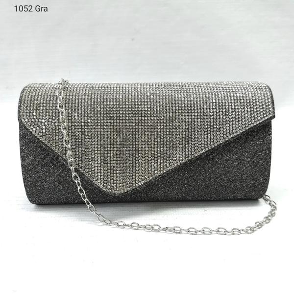 Imagem de Bolsa Clutch Festa / Casamento / Balada Strass Porta Celular 1052