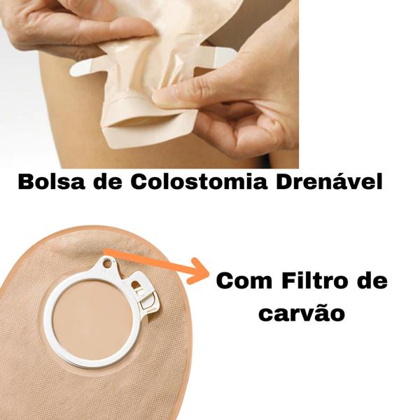 Imagem de Bolsa Colostomia 60mm Sensura Click Referência 10366 Coloplast