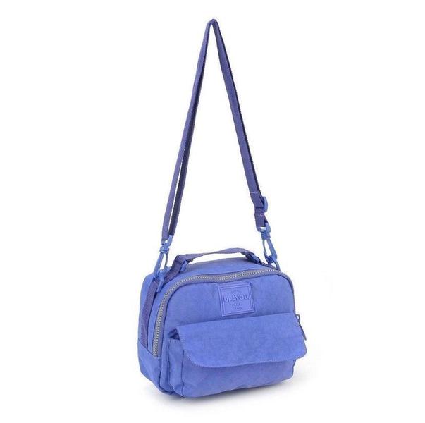 Imagem de Bolsa Com Alça Up4You Tecido Crinkle Tactel Violeta 