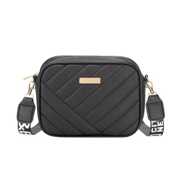 Imagem de Bolsa Crossbody Feminina de Couro PU - Bolsa de Ombro Casual e Moderna