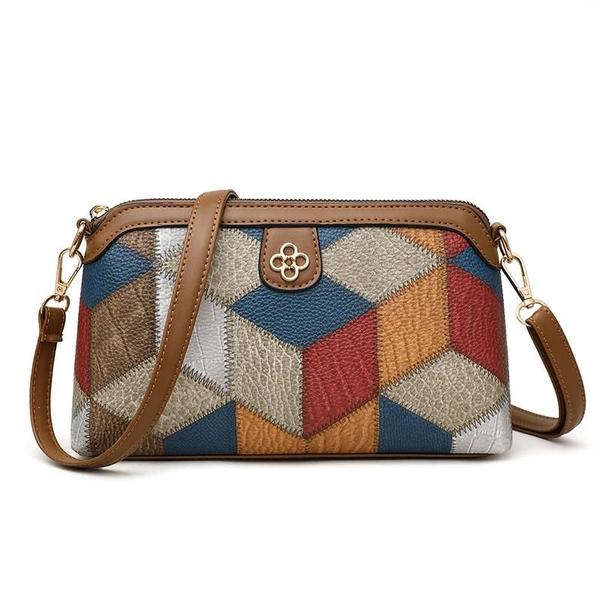 Imagem de Bolsa Crossbody Feminina Pequena em PU - Bolsa de Ombro Luxo para Celular