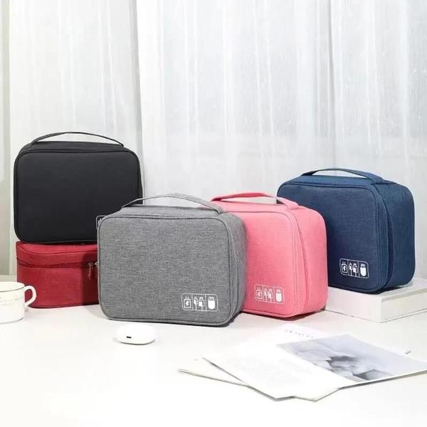 Imagem de Bolsa de Armazenamento para Linha de Dados Digital - Grande Capacidade para Viagem