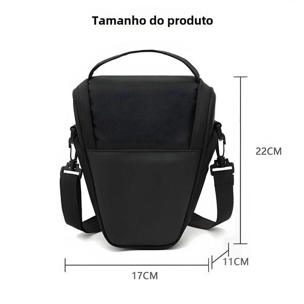 Imagem de Bolsa de Câmera à Prova d'Água em Nylon para Nikon e Canon DSLR - Bolsa de Ombro