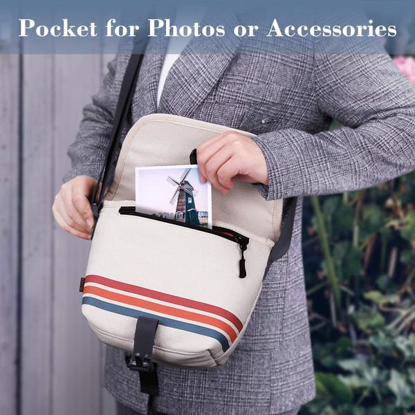 Imagem de Bolsa de câmera Fintie compatível com Polaroid Now+ Gen 2