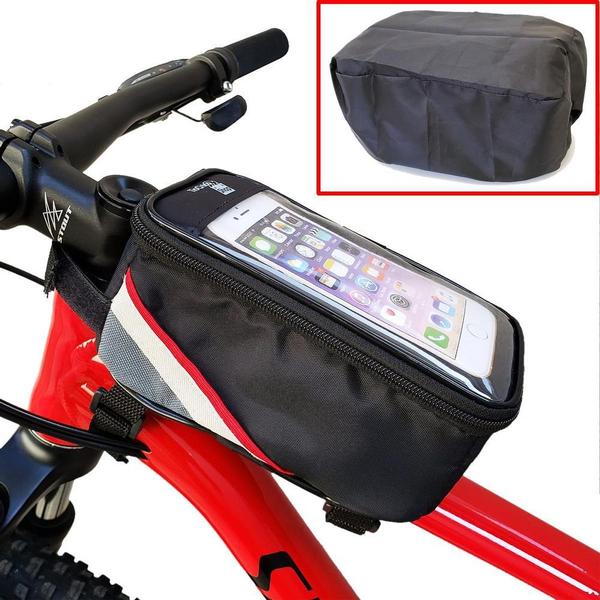 Imagem de Bolsa De Celular E Documentos P/ Quadro Bike Bicicleta Touch