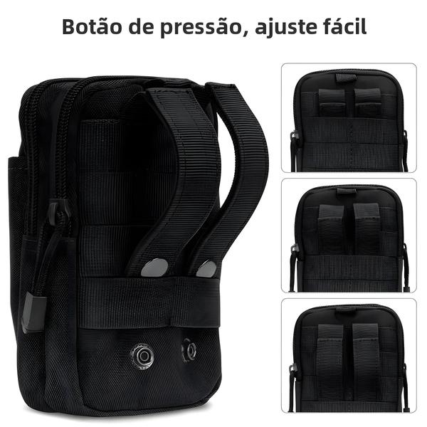 Imagem de Bolsa de Cintura EDC Multiuso para Acampamento, Caminhada e Equipamentos Outdoor