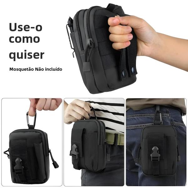 Imagem de Bolsa de Cintura EDC Multiuso para Acampamento, Caminhada e Equipamentos Outdoor