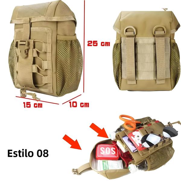 Imagem de Bolsa de Cintura EDC para Caça - Colete com Kit de Primeiros Socorros e Ferramentas