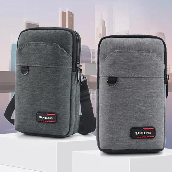 Imagem de Bolsa De Cintura Externa À Prova D'água Masculina, Bolsa De Telefone De Grande Capacidade, Pochete