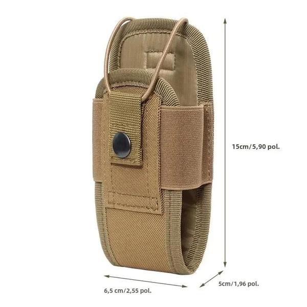 Imagem de Bolsa de Cintura Molle 1000D para Rádio Walkie Talkie - Coldre para Caça e Acampamento