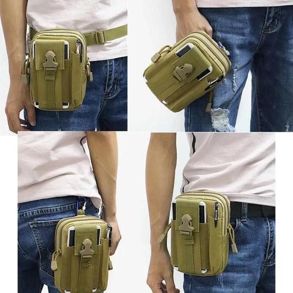 Bolsa de Cintura Multifuncional para Esportes ao Ar Livre - Ideal para Motocicleta Imagem de Bolsa de Cintura Multifuncional para Esportes ao Ar Livre - Ideal para Motocicleta