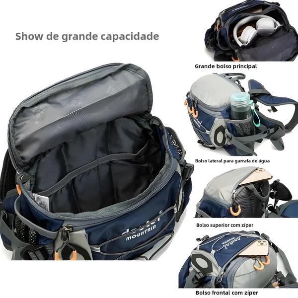 Imagem de Bolsa de Cintura para Esportes ao Ar Livre Masculina - Ideal para Ciclismo, Camping, Escalada e Caminhada