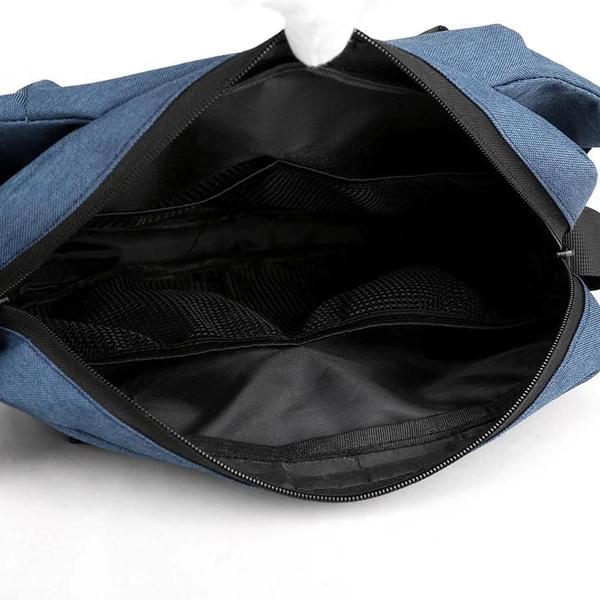 Imagem de Bolsa de Cintura Unissex com Painéis de Nylon - Ideal para Viagens e Uso Casual