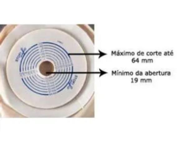 Imagem de Bolsa De Colostomia Drenável Recortável Active Life Opaca